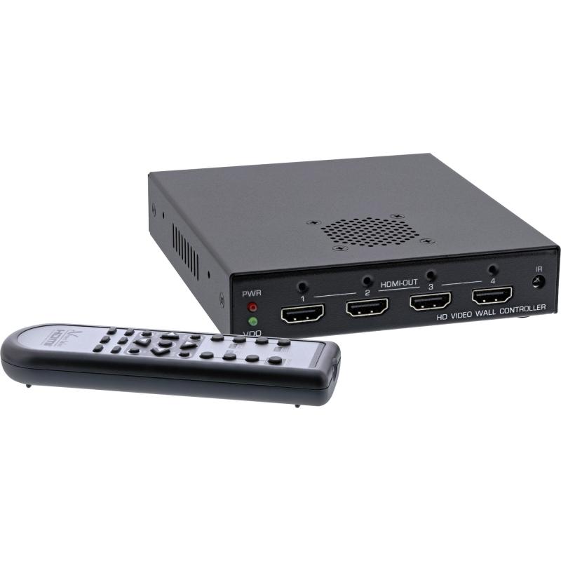 InLine® HDMI Videowand Verteiler 1 auf 4 FullHD