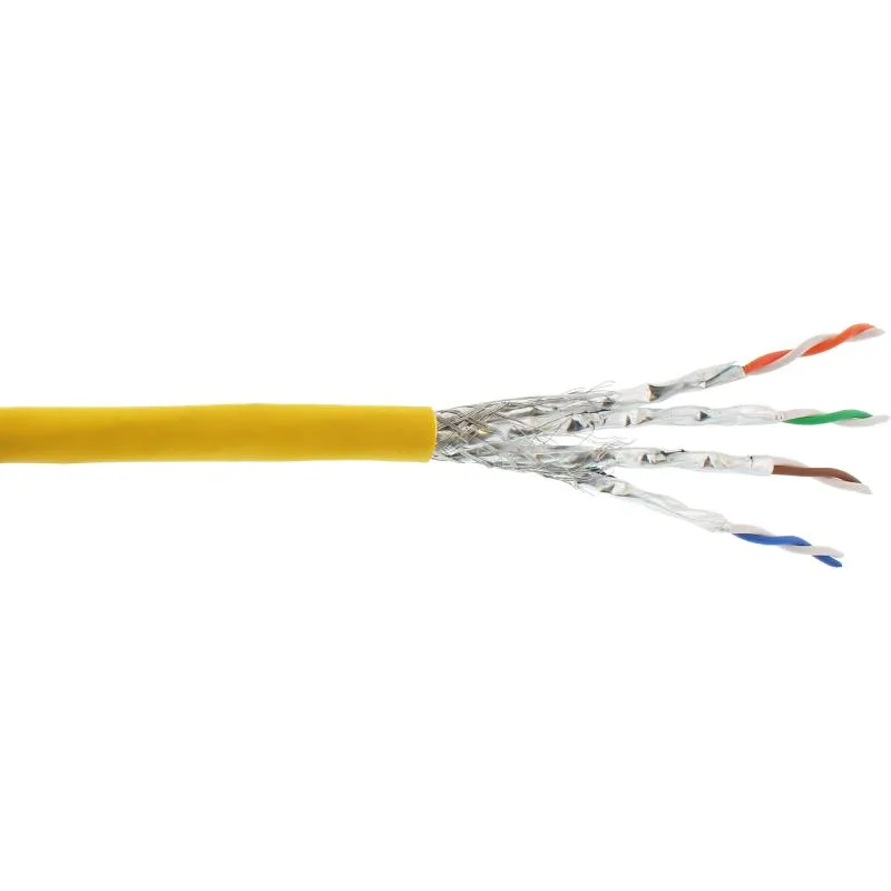Cat.6A Patchkabel Meterware, S/FTP (PiMf), AWG26, LSZH, 500 MHz, 100 m