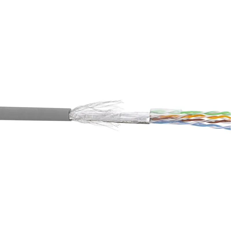 Cat.5E Patchkabel Meterware, SF/UTP, AWG26, PVC, 100 m