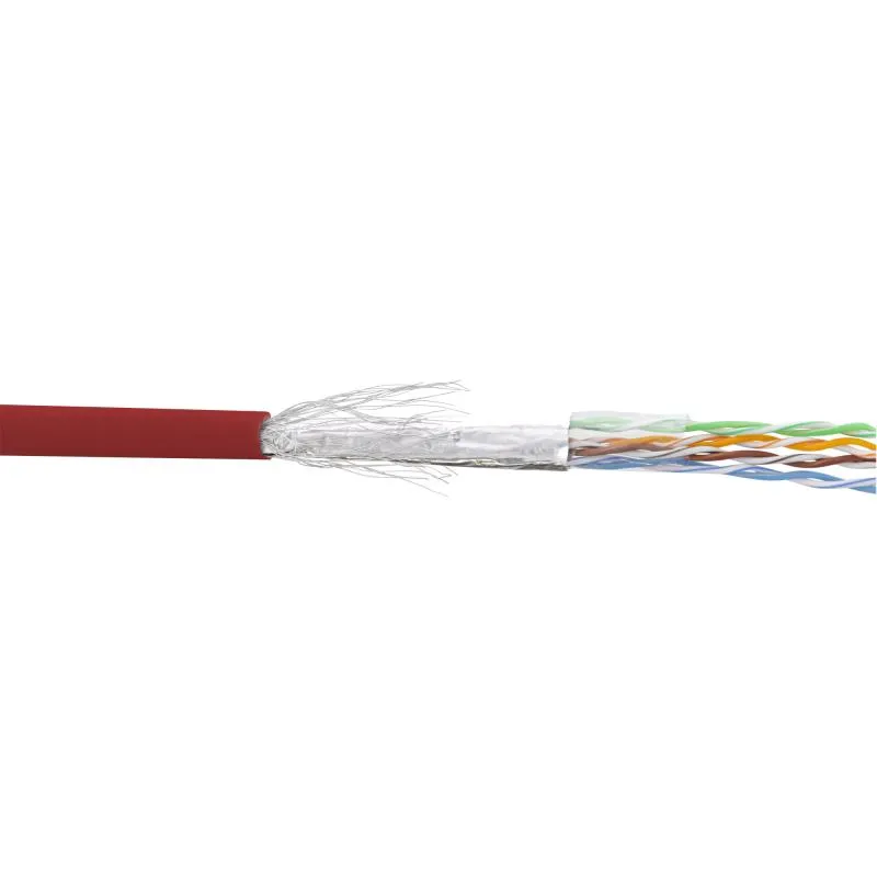 Cat.5E Patchkabel Meterware, SF/UTP, AWG26, PVC, 100 m