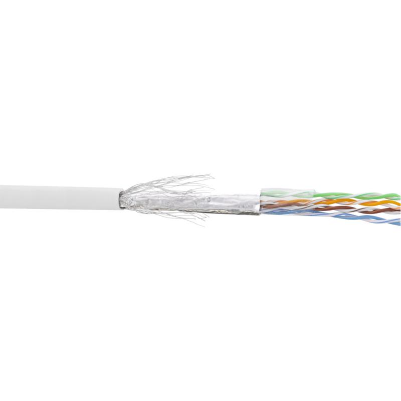 Cat.5E Patchkabel Meterware, SF/UTP, AWG26, PVC, 100 m