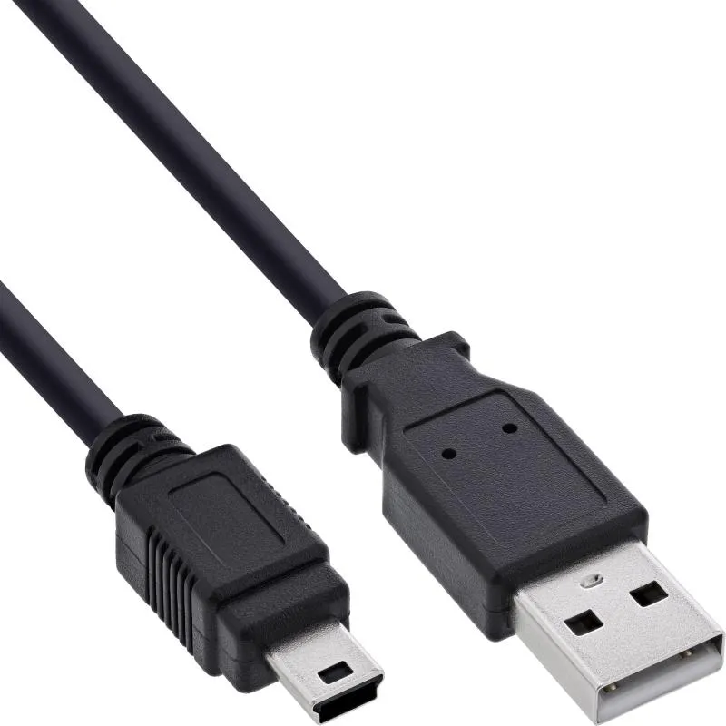Mini-USB Kabel USB 2.0 – USB-A Stecker auf Mini-B Stecker