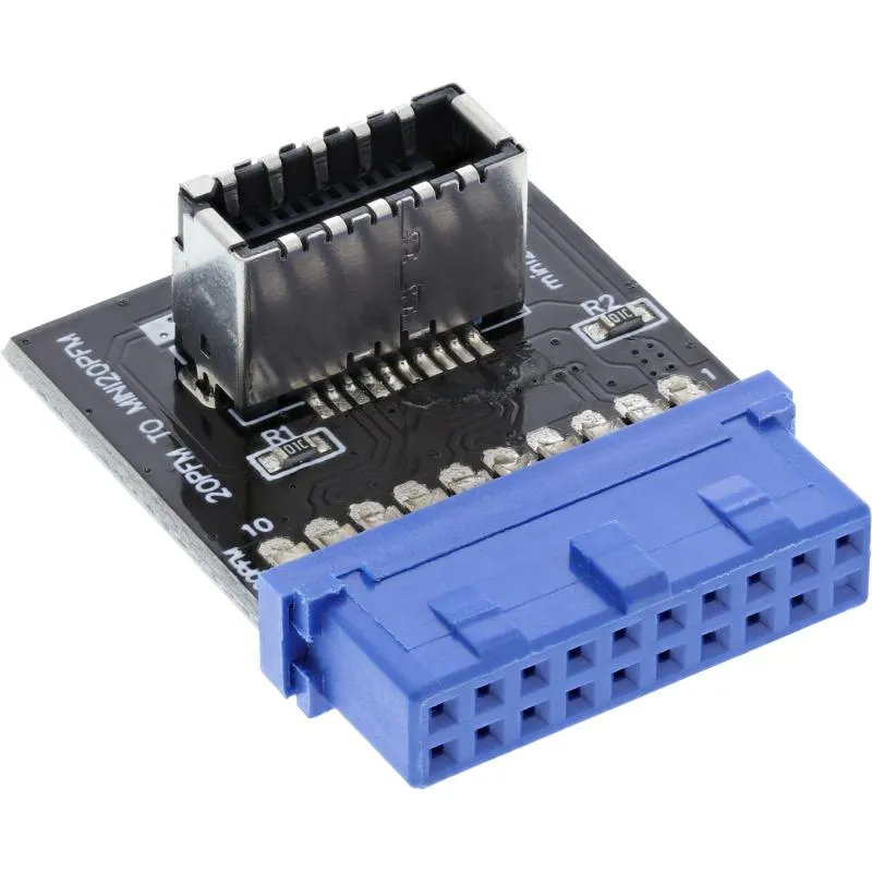 Interner USB-Adapter, 19-pol. USB-3.0-Header auf Key-A Frontpanel