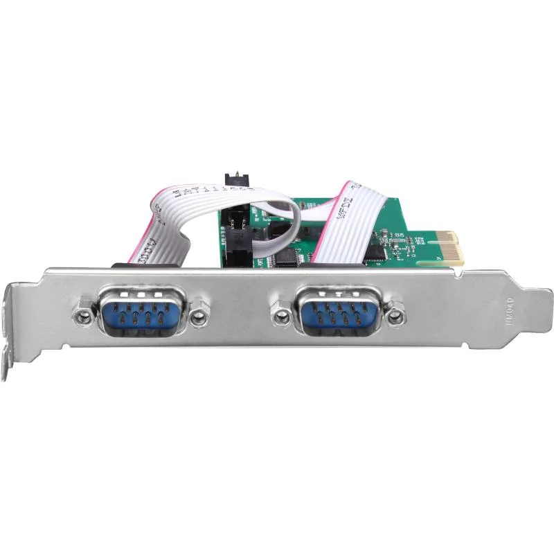 PCIe x1 Schnittstellenkarte mit 4x RS-232 (seriell), Low Profile