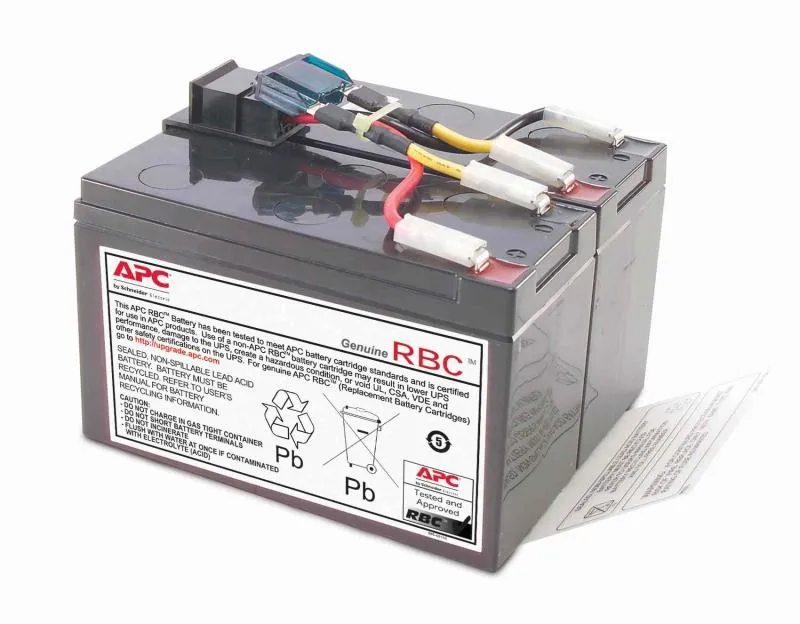 APC RBC48 Ersatzbatterie für Smart-UPS SMT750IC – 24 V / 7 Ah