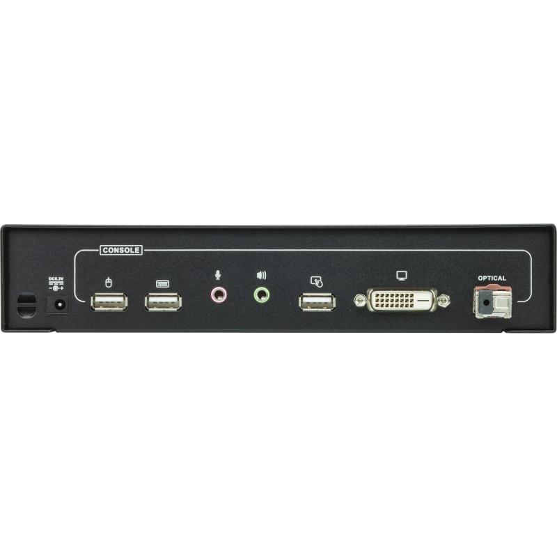 ATEN CE680 Konsolen Extender DVI über LWL USB RS232 mit Audio max. 600m via Glasfaser