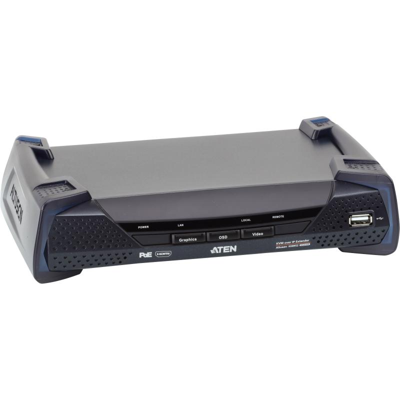 ATEN KE8952R Empfängerteil KVM over IP Extender mit PoE 4K HDMI Einzeldisplay RS232 USB Audio