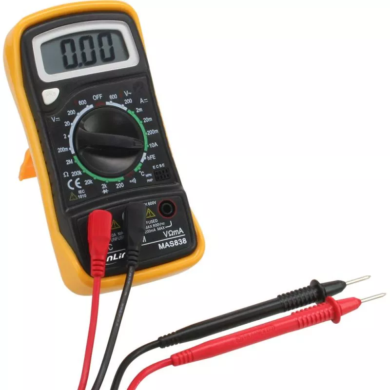 InLine® Multimeter mit Temperatursensor und Transistormessung