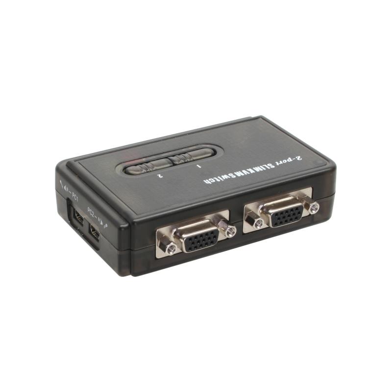 InLine® KVM Switch 2fach USB mit Audio