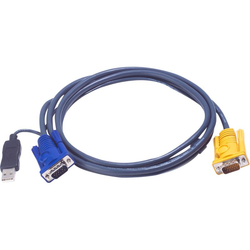 ATEN 2L-5203UP KVM Kabelsatz VGA PS/2 zu USB Länge 3m