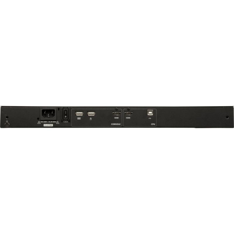 ATEN CL3700NW KVM Konsole mit 18,5" FullHD Display HDMI USB 19" Rackmontage kurze Einbautiefe DE Layout