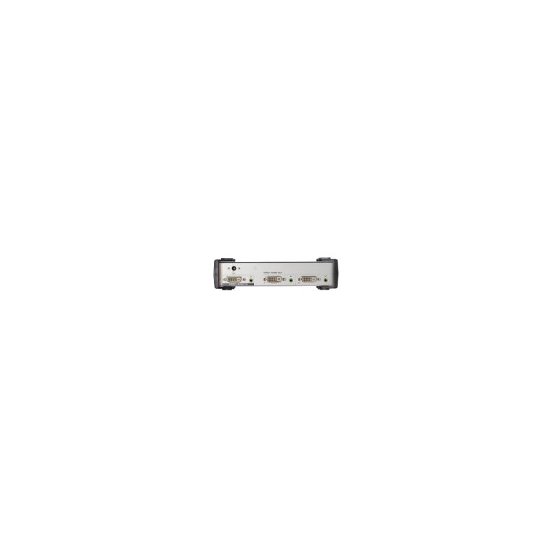 ATEN VS162 Video Splitter DVI 2fach Monitor Verteiler mit Audio