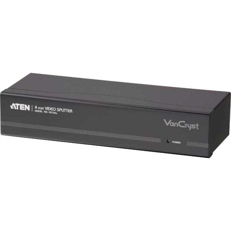 ATEN VS134A Video Splitter SVGA 4fach Monitor Verteiler 450MHz