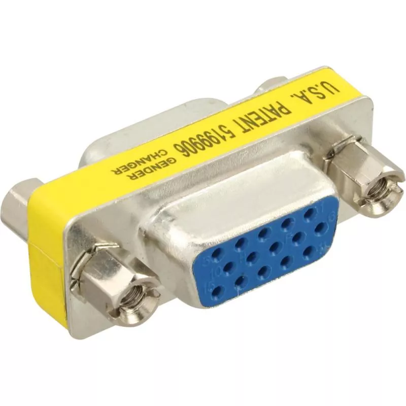InLine® Mini Gender Changer 15pol HD Buchse / Buchse