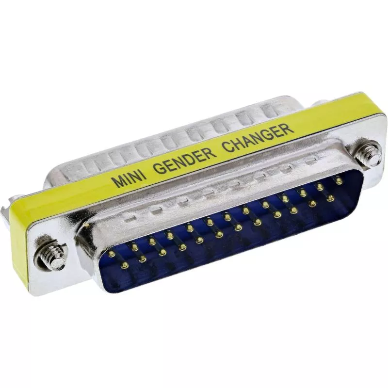 InLine® Mini Gender Changer 25pol Sub D Stecker / Stecker InLine® Mini Gender Changer 25pol Sub D Stecker / Stecker