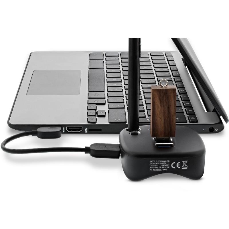 InLine® USB 3.0 Multihub schwarz