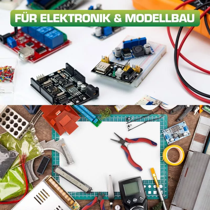 InLine® Elektronikzangen Set 8teilig