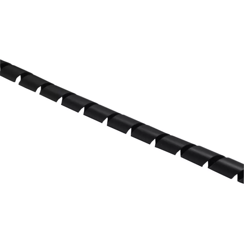 InLine Spiralband 10m schwarz 18mm
