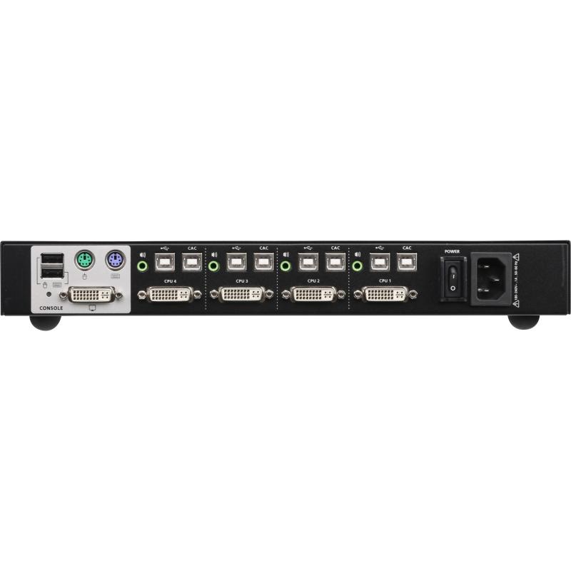 ATEN CS1184D KVM Secure Switch 4fach DVI USB Audio