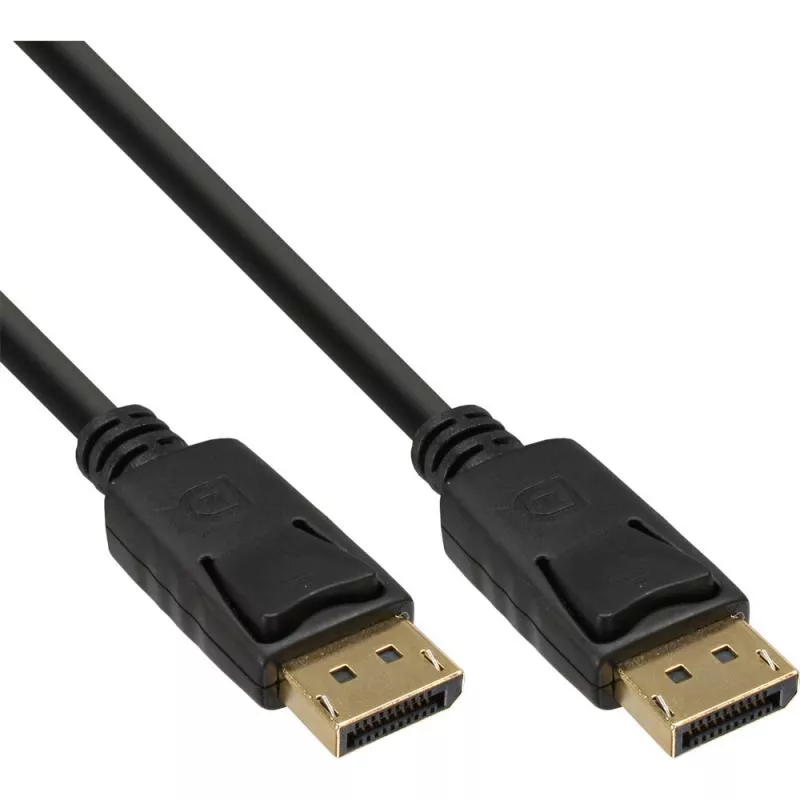 InLine® DisplayPort Kabel Stecker Stecker schwarz
