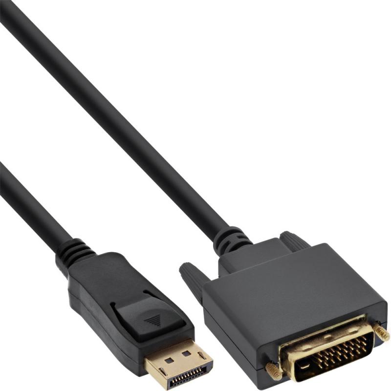 DisplayPort zu DVI Konverterkabel – passiv, Full HD, schwarz