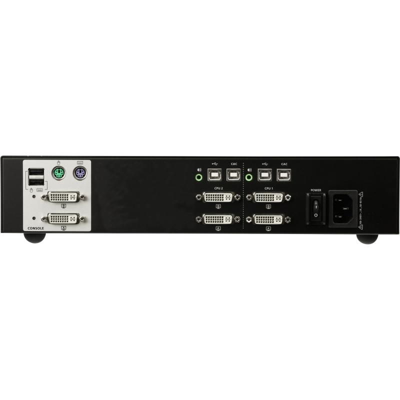ATEN CS1142D KVM Secure Switch 2fach DVI Dual Display USB Audio