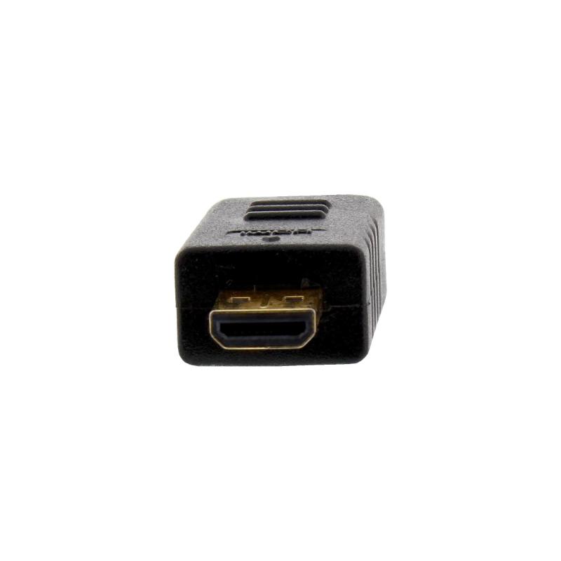 InLine® HDMI 2.0b High Speed SuperSlim Premium Kabel, Ethernet, Stecker A Stecker D, schwarz, gold