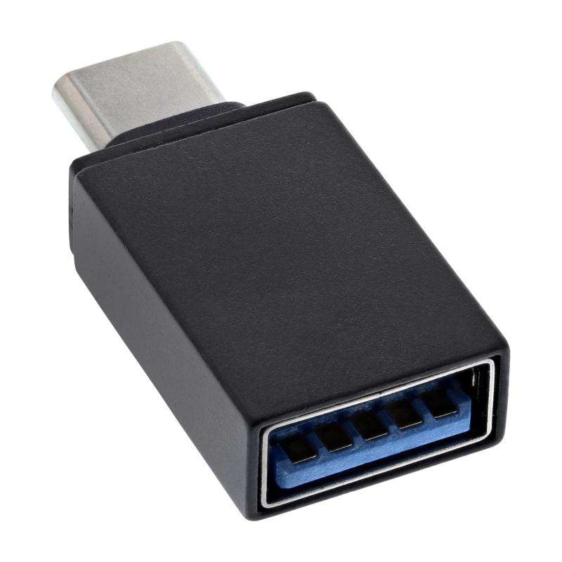 InLine® USB 3.2 Gen.2 Adapter USB-C Stecker an USB A Buchse OTG