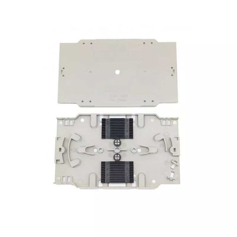 LWL Spleißkassette für 24 Fasern, inkl. 2× 12-fach Spleißhalter