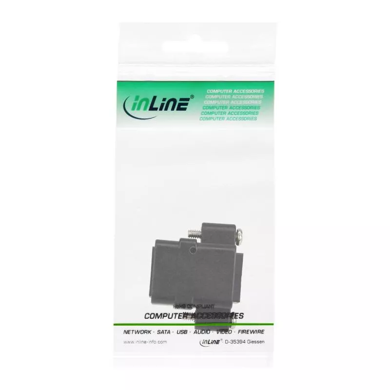 InLine® Patchkabelkupplung Cat.5e UTP 2x RJ45 Buchse zum Einbau