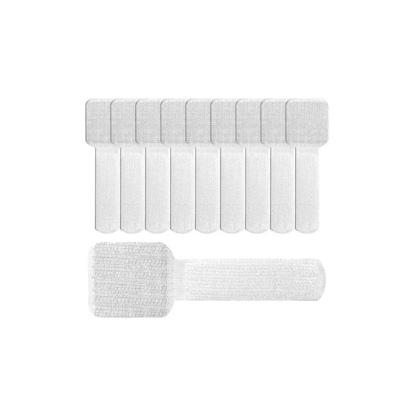 Label The Cable Wall LTC 3120 10er Set weiß