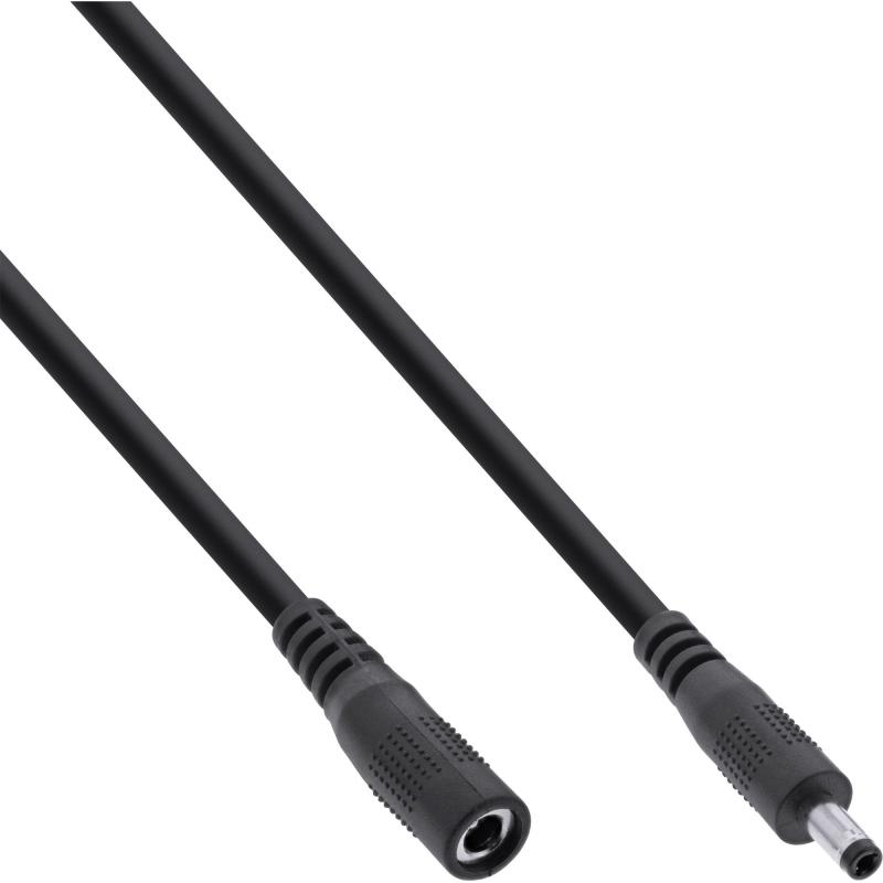 DC-Verlängerungskabel 4,0x1,7 mm – AWG 24 – schwarz