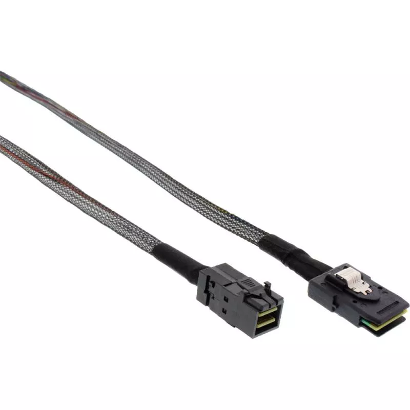 InLine® Mini SAS HD Kabel SFF-8643 zu SFF-8087 mit Sideband