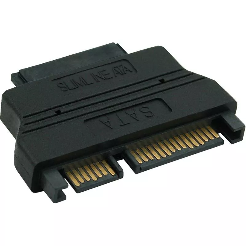 InLine® Adapter SATA 22pol. Buchse (7+15) auf Slimline SATA 13pol. Stecker (7+6)
