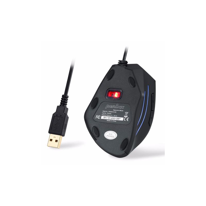 Perixx PERIMICE-508 programmierbare ergonomische USB Maus
