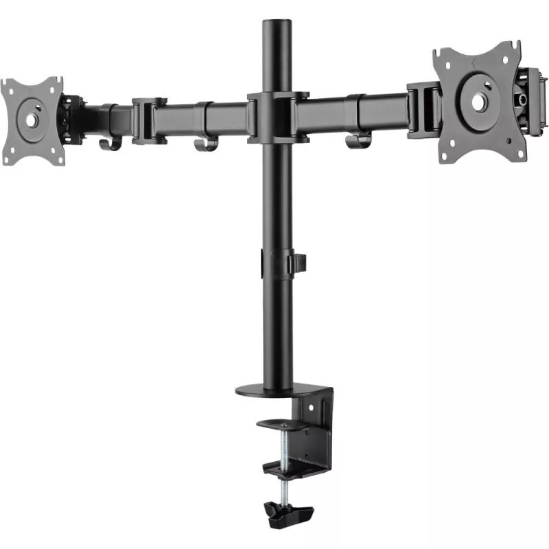 InLine® Tischhalterung für 2x TFT/LCD/LED bis 68cm (27") max. 2x8kg