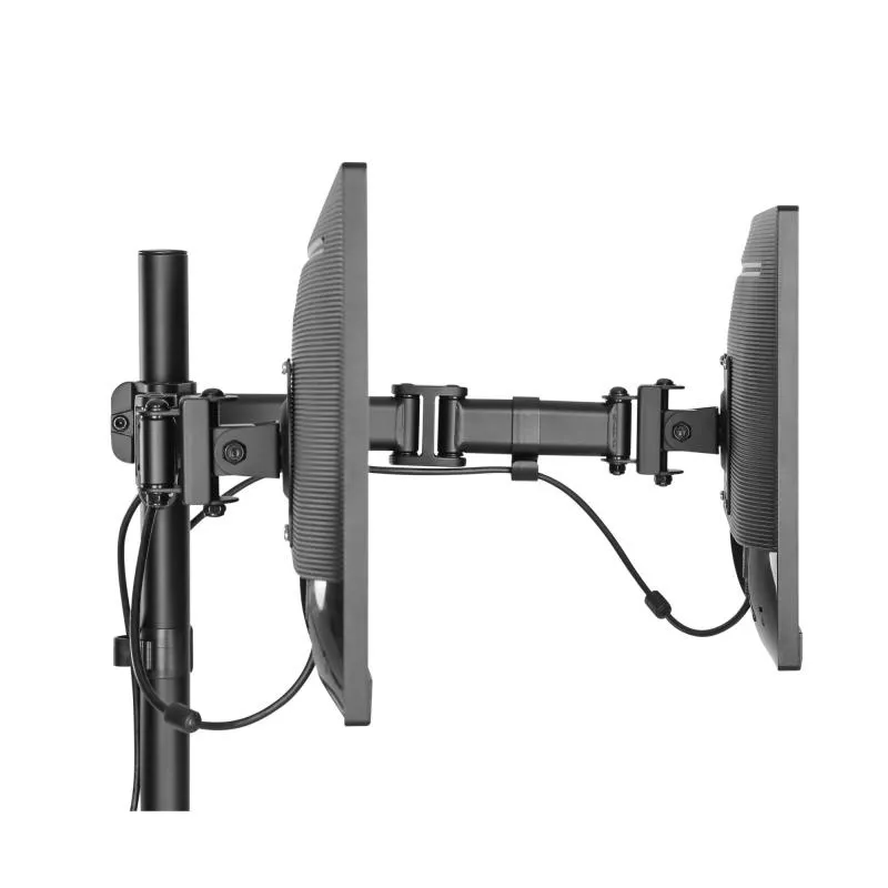 InLine® Tischhalterung für 2x TFT/LCD/LED bis 68cm (27") max. 2x8kg
