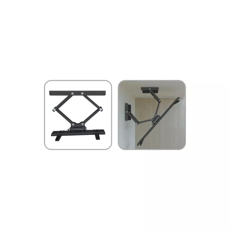 InLine® Eck Wandhalterung für LED/LCD/Plasma 94-160cm (37-63") max. 60kg