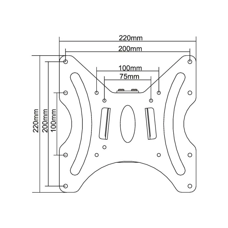 InLine® Wandhalterung für Flachbildschirme 58-107cm (23-42") max. 30kg