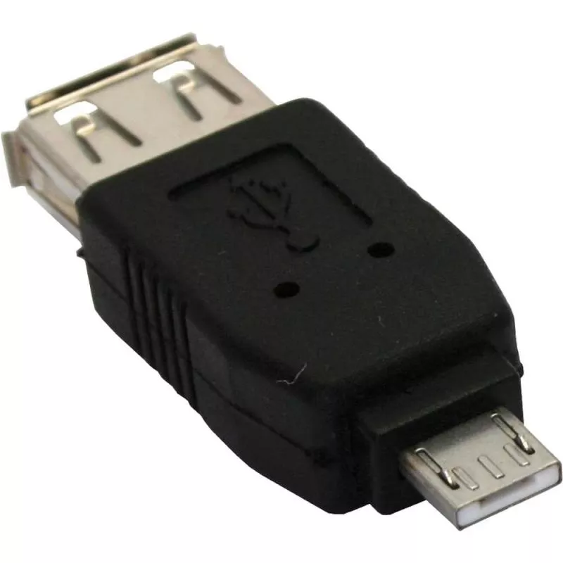InLine® Micro USB Adapter Micro A Stecker an USB A Buchse