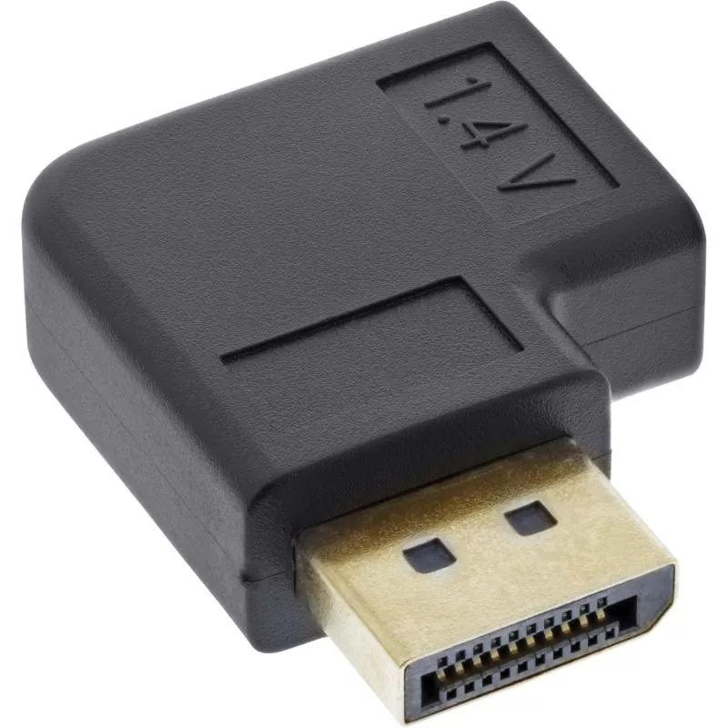 InLine® DisplayPort Adapter DisplayPort Stecker Buchse links gewinkelt InLine® DisplayPort Adapter DisplayPort Stecker Buchse links gewinkelt