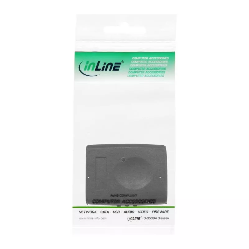 InLine® HDMI Adapter HDMI A Buchse Buchse vergoldete Kontakte 4K2K InLine® HDMI Adapter HDMI A Buchse Buchse vergoldete Kontakte 4K2K