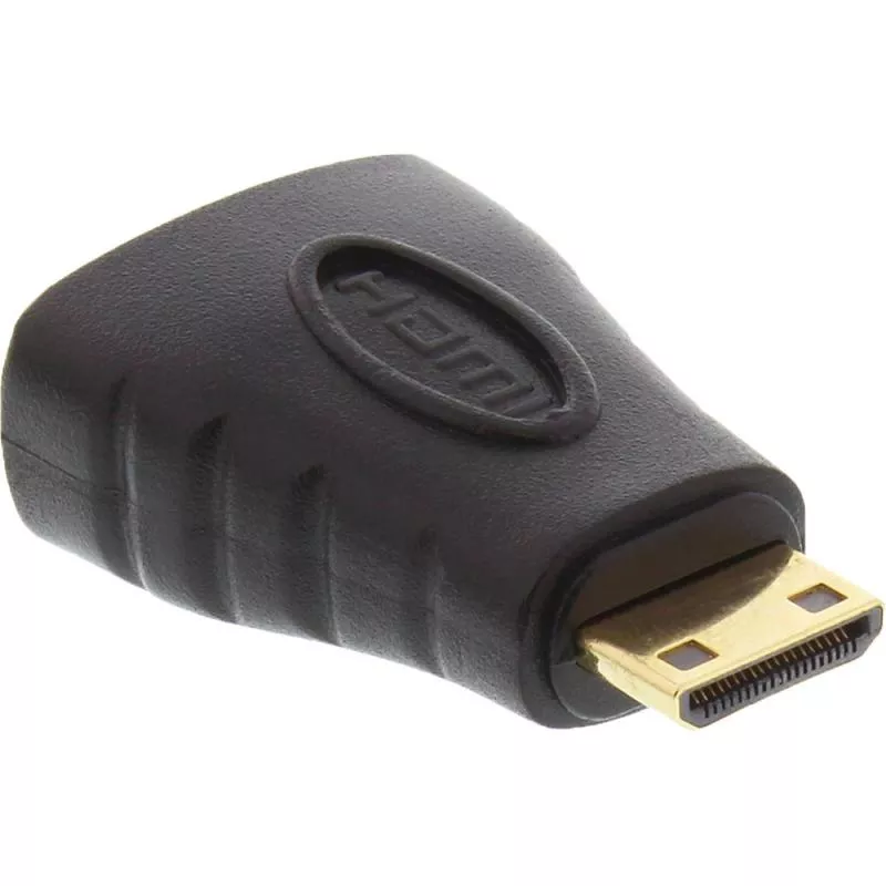 InLine® HDMI Adapter HDMI A Buchse auf Mini HDMI C Stecker 4K 60Hz kompatibel vergoldete Kontakte InLine® HDMI Adapter HDMI A Buchse auf Mini HDMI C Stecker 4K 60Hz kompatibel vergoldete Kontakte