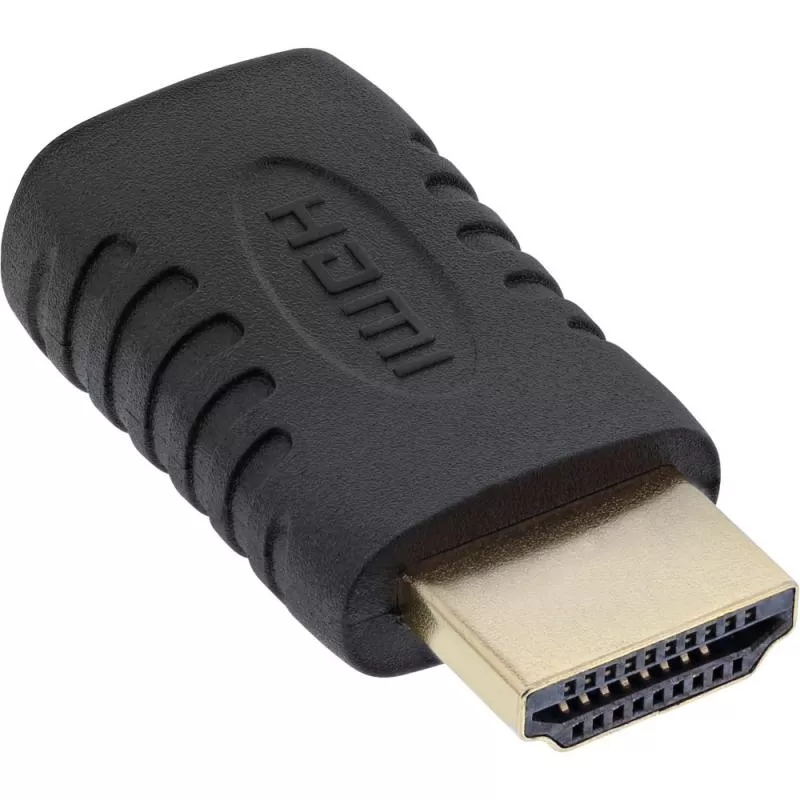 InLine® HDMI Adapter HDMI A Stecker auf Mini HDMI C Buchse 4K2K kompatibel vergoldete Kontakte InLine® HDMI Adapter HDMI A Stecker auf Mini HDMI C Buchse 4K2K kompatibel vergoldete Kontakte