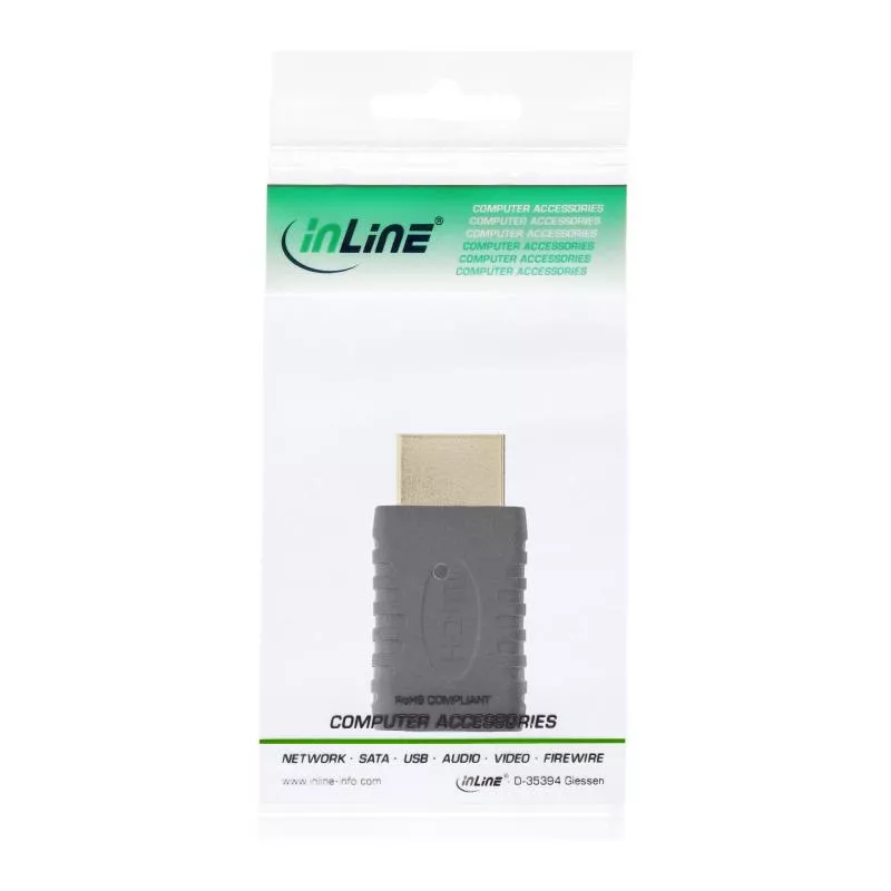 InLine® HDMI Adapter HDMI A Stecker auf Mini HDMI C Buchse 4K2K kompatibel vergoldete Kontakte InLine® HDMI Adapter HDMI A Stecker auf Mini HDMI C Buchse 4K2K kompatibel vergoldete Kontakte