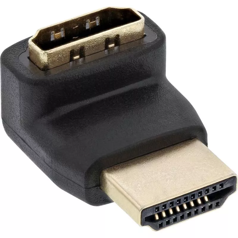InLine® HDMI Adapter Stecker Buchse gewinkelt oben vergoldete Kontakte 4K2K InLine® HDMI Adapter Stecker Buchse gewinkelt oben vergoldete Kontakte 4K2K