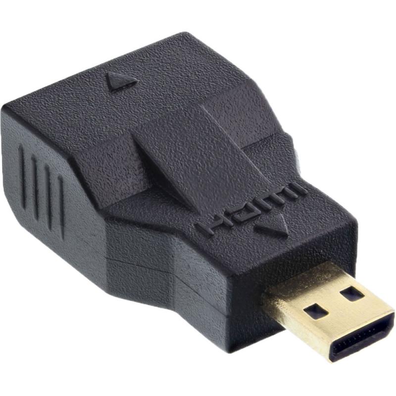 Mini HDMI auf Micro HDMI Adapter 4K – Mini HDMI C Buchse auf Micro HDMI D Stecker