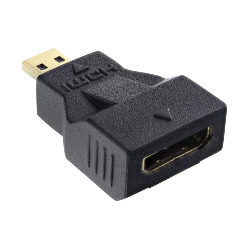 Mini HDMI auf Micro HDMI Adapter 4K – Mini HDMI C Buchse auf Micro HDMI D Stecker