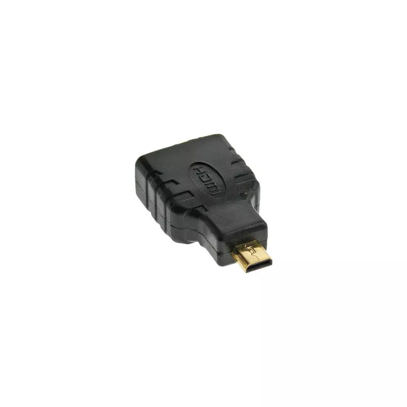 InLine® HDMI Adapter HDMI A Buchse auf Micro HDMI D Stecker 4K/60Hz kompatibel vergoldete Kontakte InLine® HDMI Adapter HDMI A Buchse auf Micro HDMI D Stecker 4K/60Hz kompatibel vergoldete Kontakte