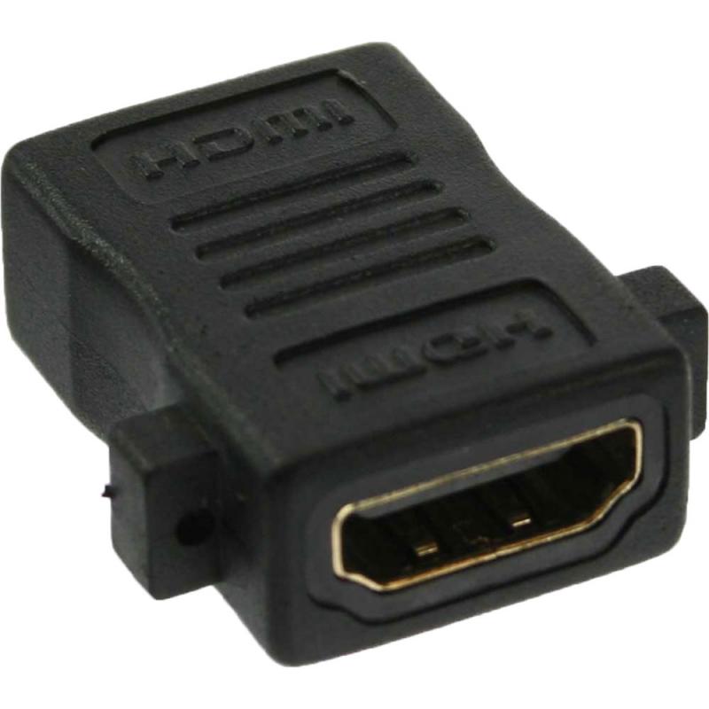 InLine® HDMI Adapter zum Einbau HDMI A Buchse Buchse vergoldete Kontakte 4K2K kompatibel